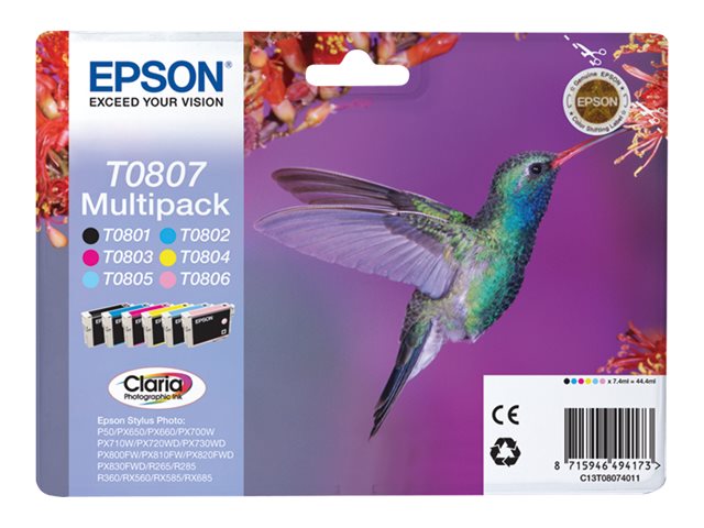 EPSON 3LB T0807 ink cartridge black