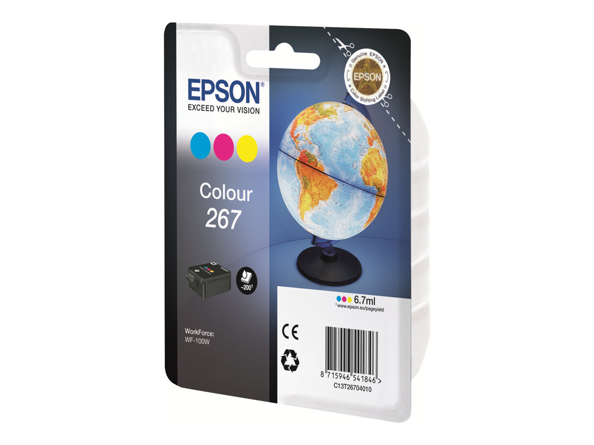 Epson Globe Singlepack Colour 267 ink cartridge