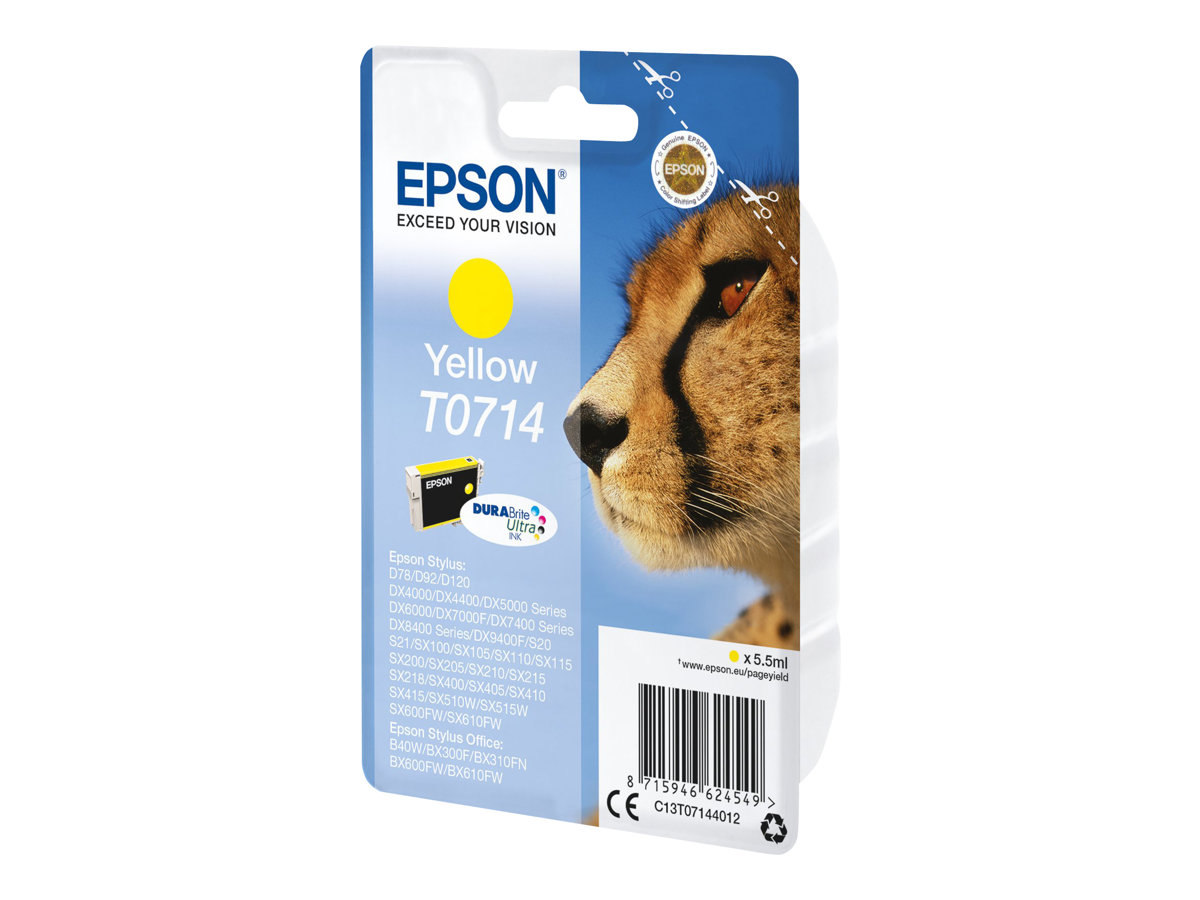 EPSON 1LB T0714 ink cartridge Yellow 6ml