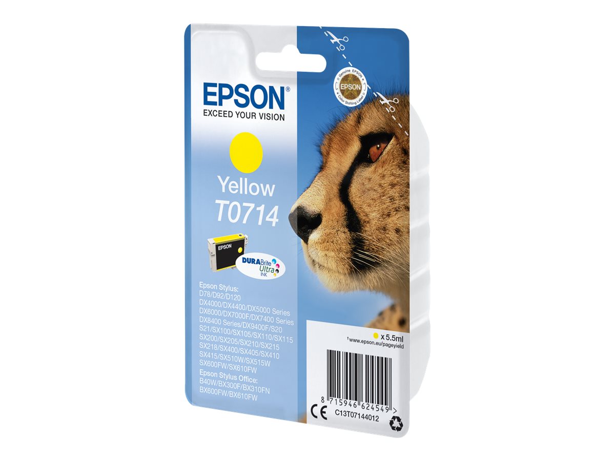 EPSON 1LB T0714 ink cartridge Yellow 6ml