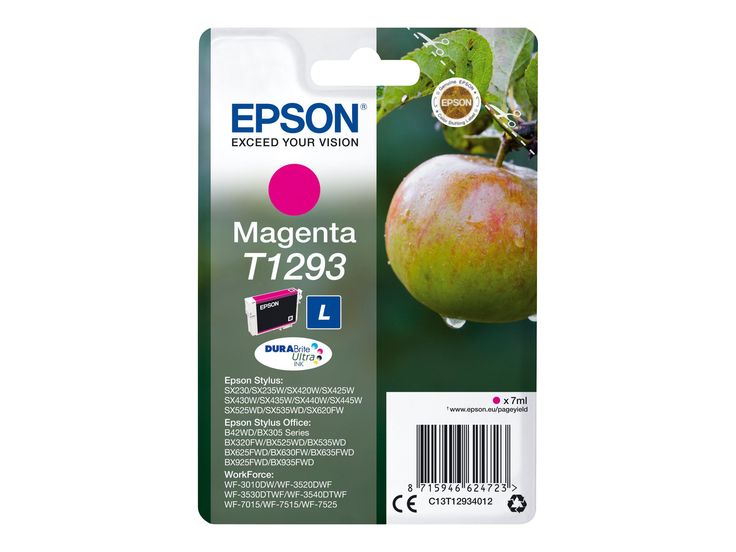 Patrone Epson T1293 magenta                            T1293