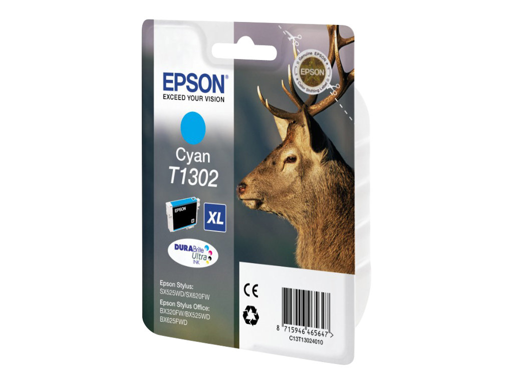 EPSON 1LB T1302 ink cartridge Cyan
