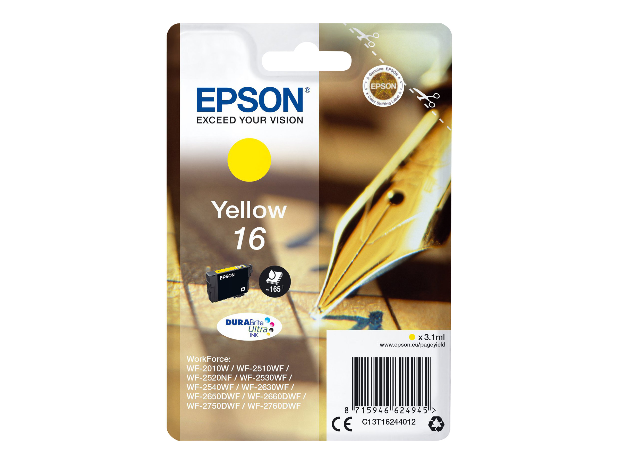 EPSON 1LB 16 ink cartridge yellow
