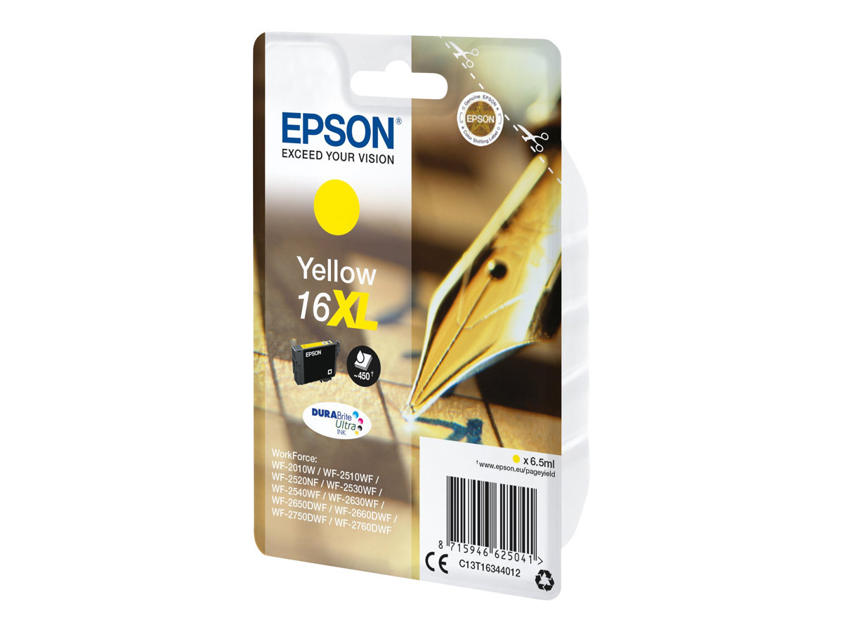 Epson Pen and crossword Singlepack Yellow 16XL DURABrite Ultra Ink