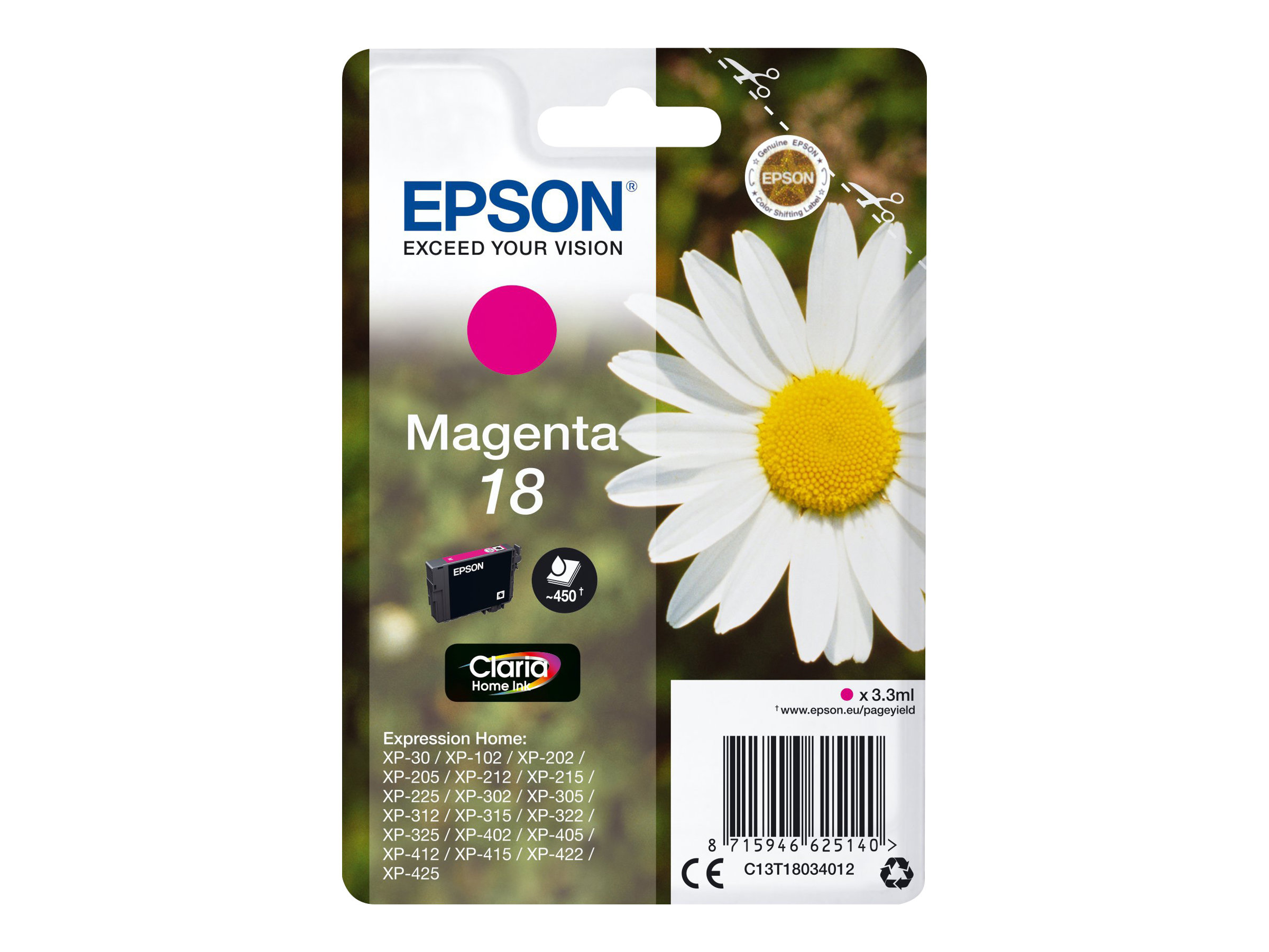 EPSON 1LB 18 ink cartridge magenta