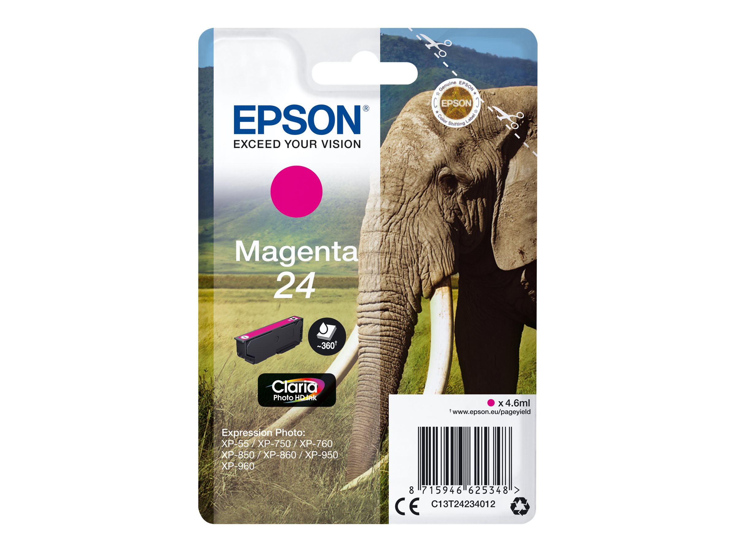 Epson Elephant C13T24234012 ink cartridge