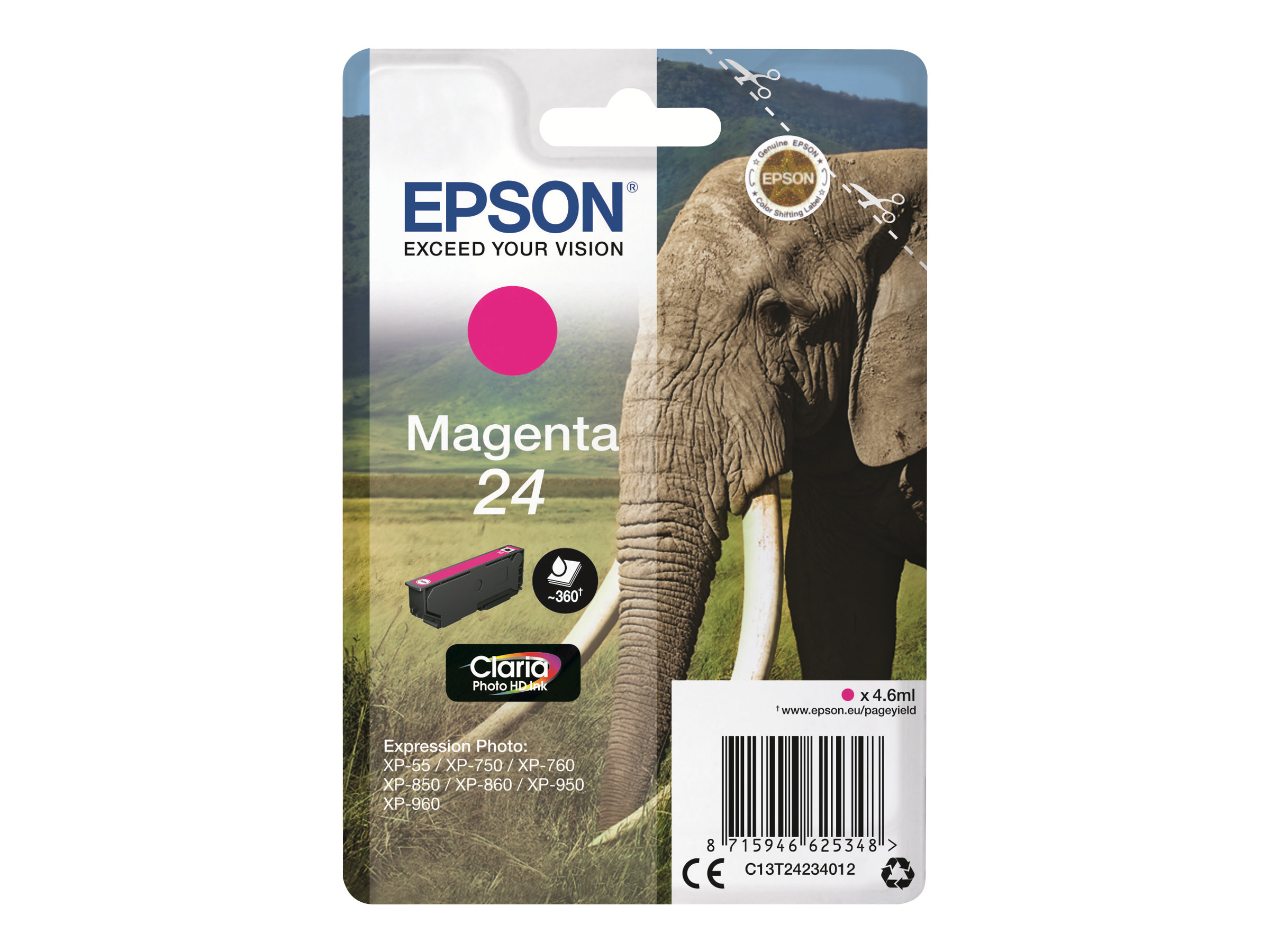 Epson Elephant C13T24234012 ink cartridge