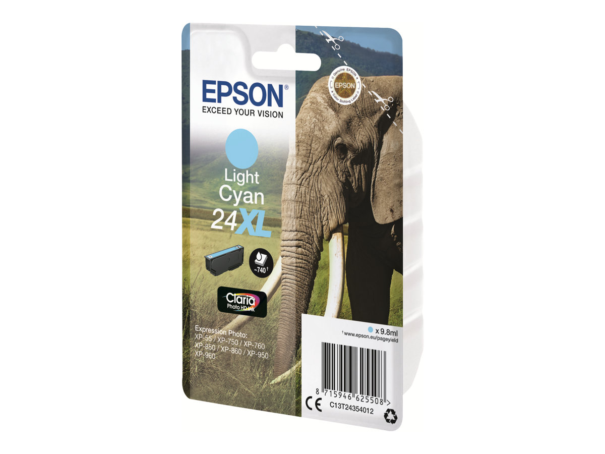 EPSON 5LB ink Singlepack Light Cyan 24XL