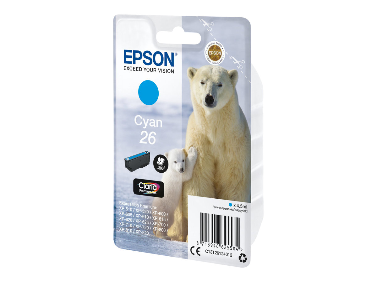EPSON 1LB 26 ink cartridge cyan