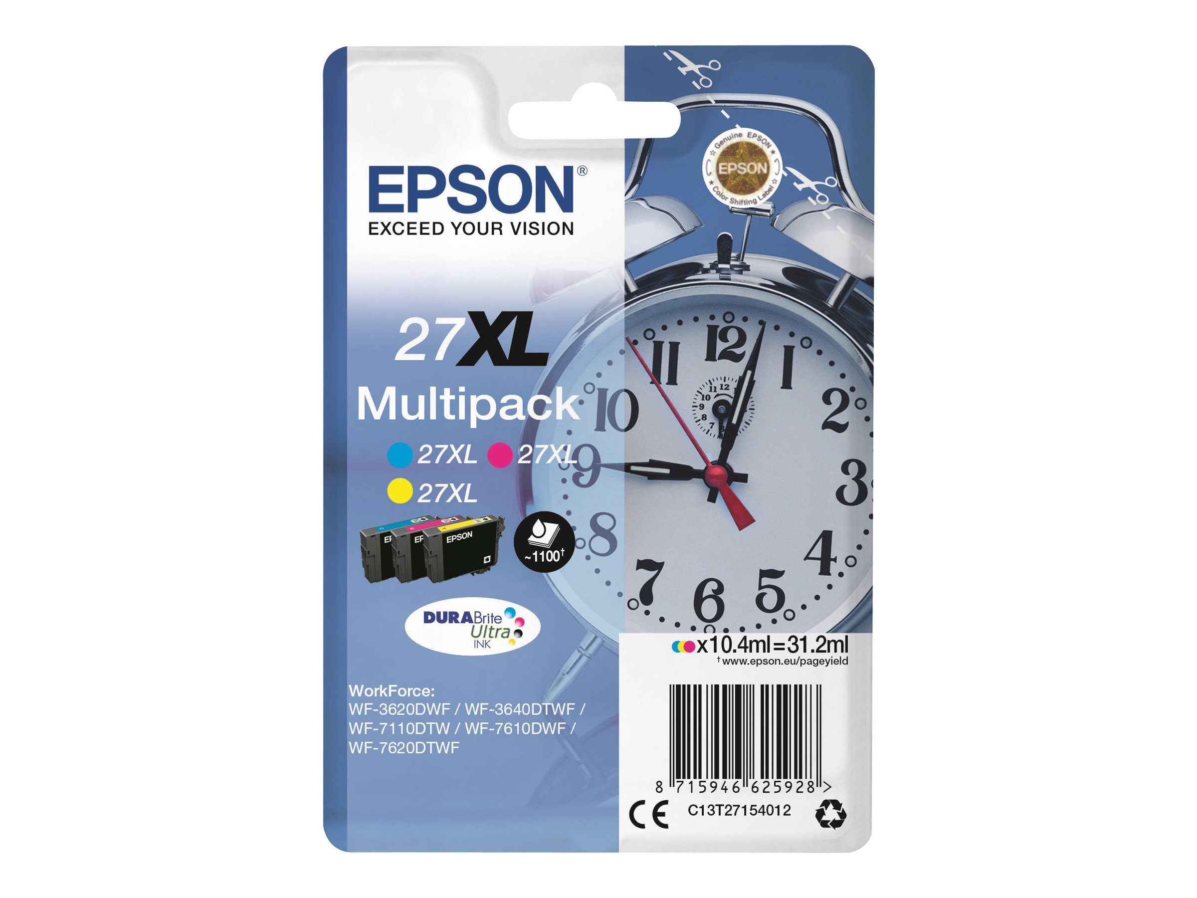 EPSON 1LB 27XL ink cartridge combo