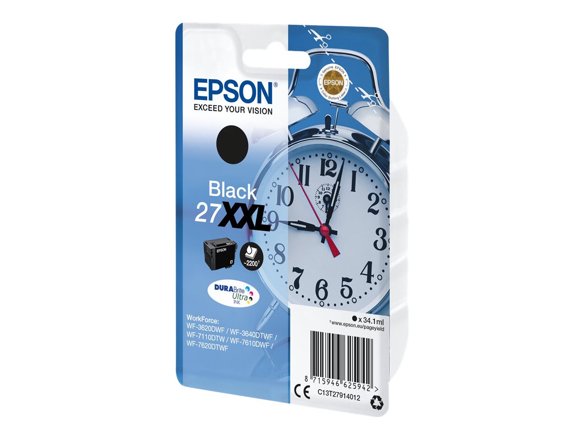 Patrone Epson 27 black XXL                             T2791