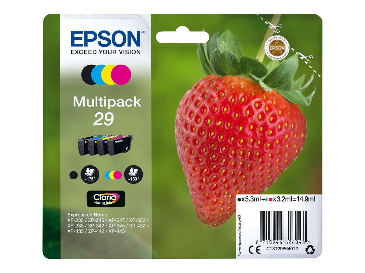 Patrone Epson 29 4er-Pack black + color                T2986