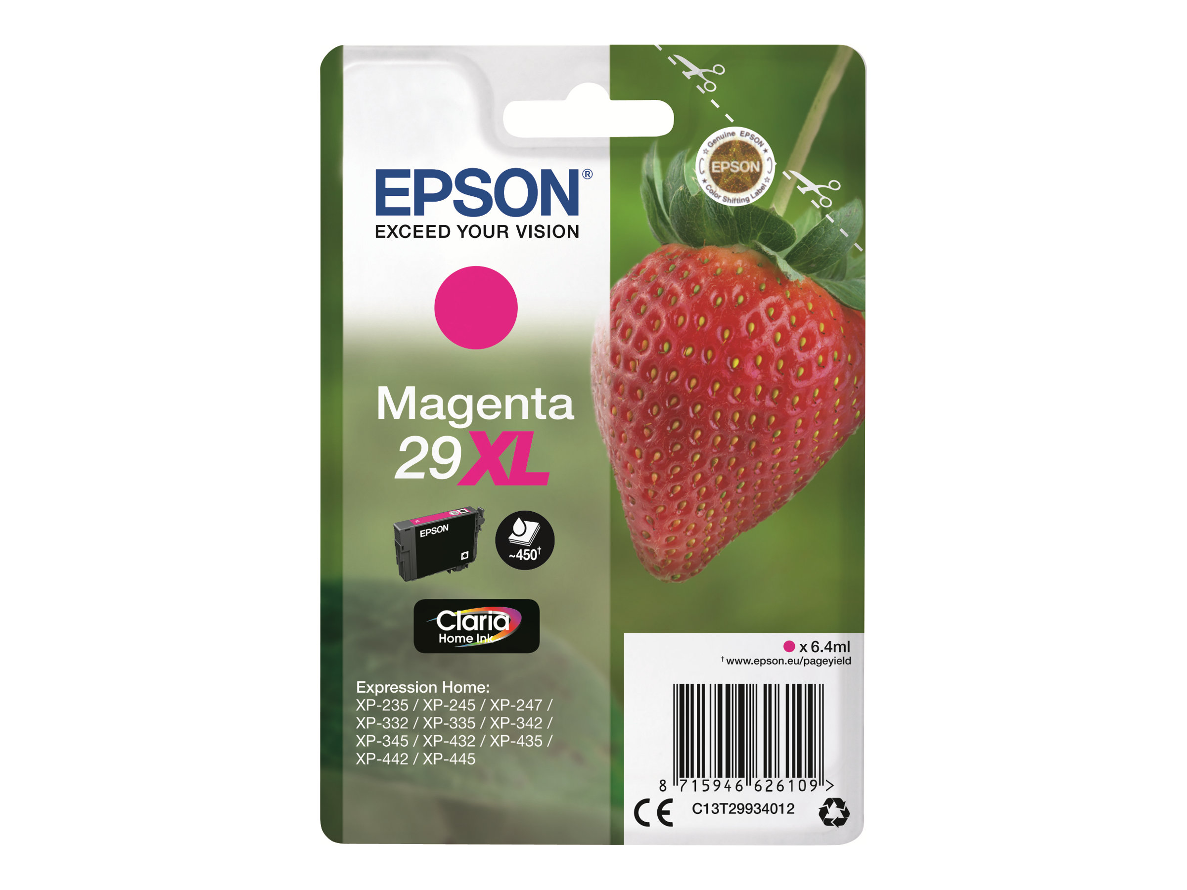 Patrone Epson 29 magenta XL                            T2993