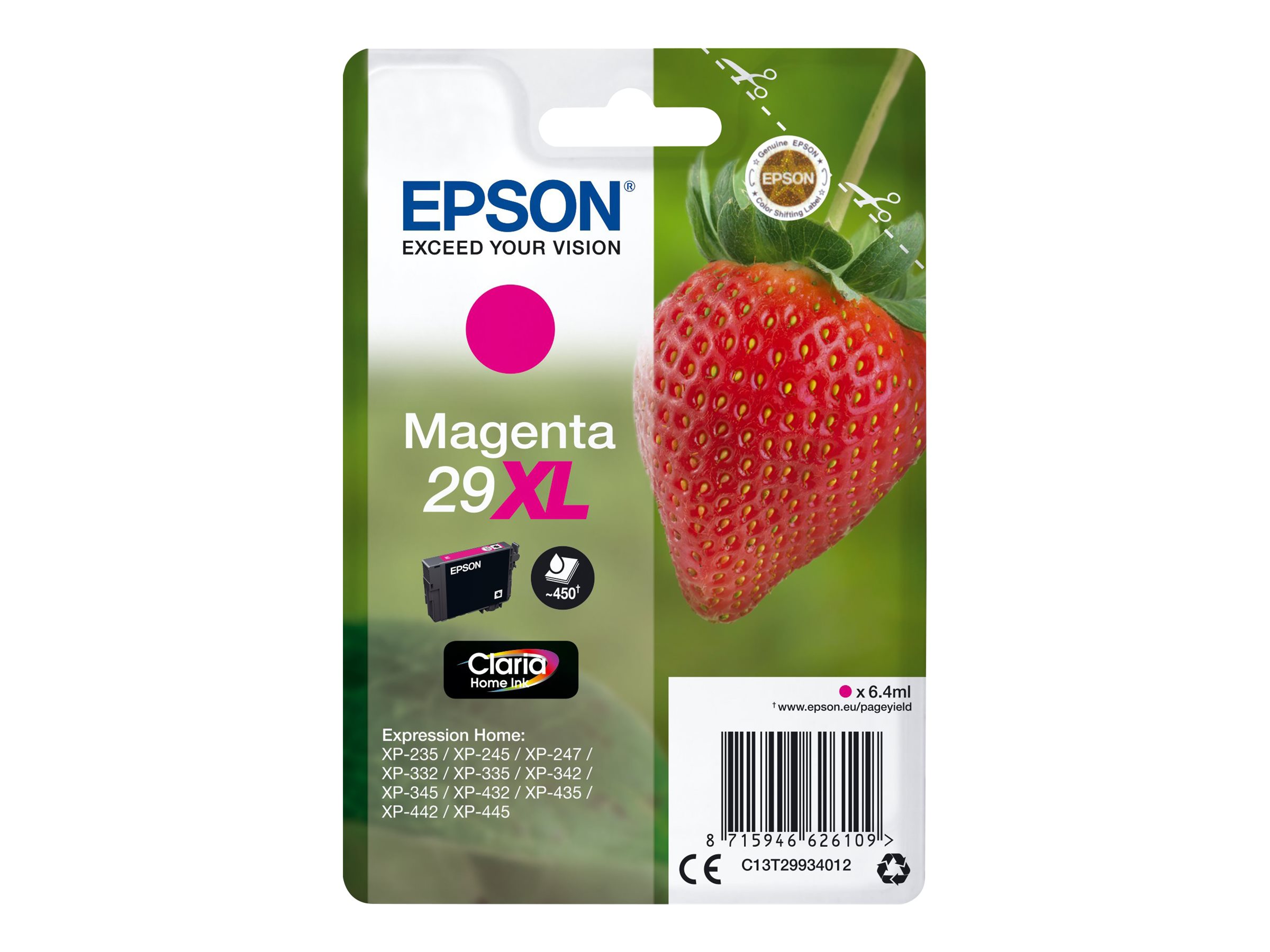 Patrone Epson 29 magenta XL                            T2993