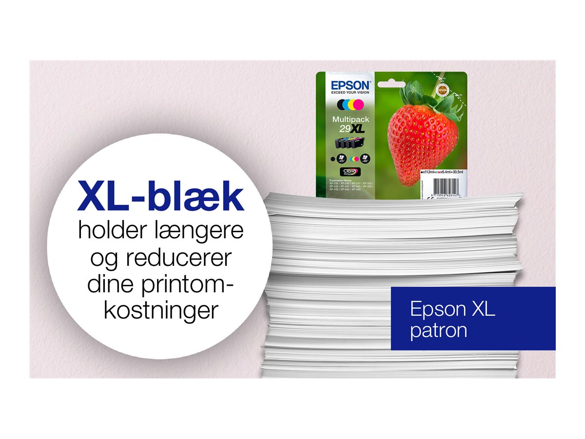 Patrone Epson 29 4er-Pack black + color XL             T2996