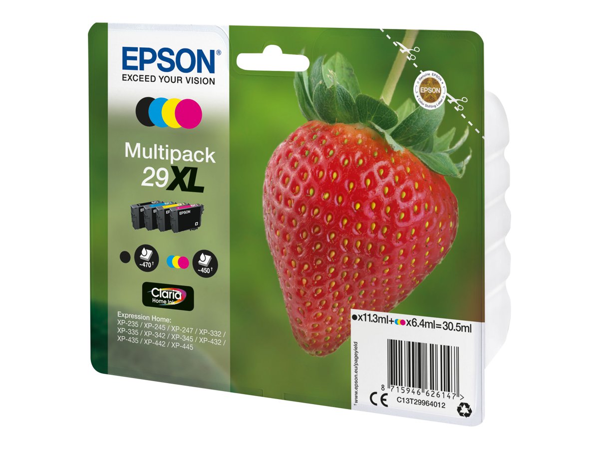 Patrone Epson 29 4er-Pack black + color XL             T2996