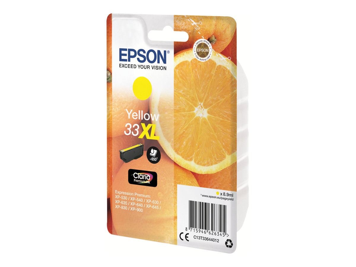 EPSON 3LB Singlepack Yellow 33XL Claria