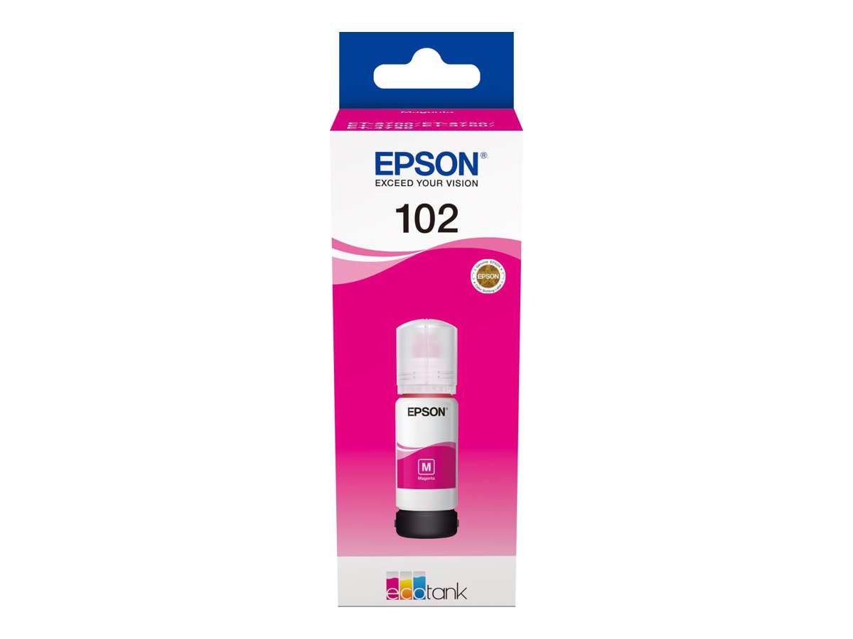 Epson 102 EcoTank Magenta ink bottle