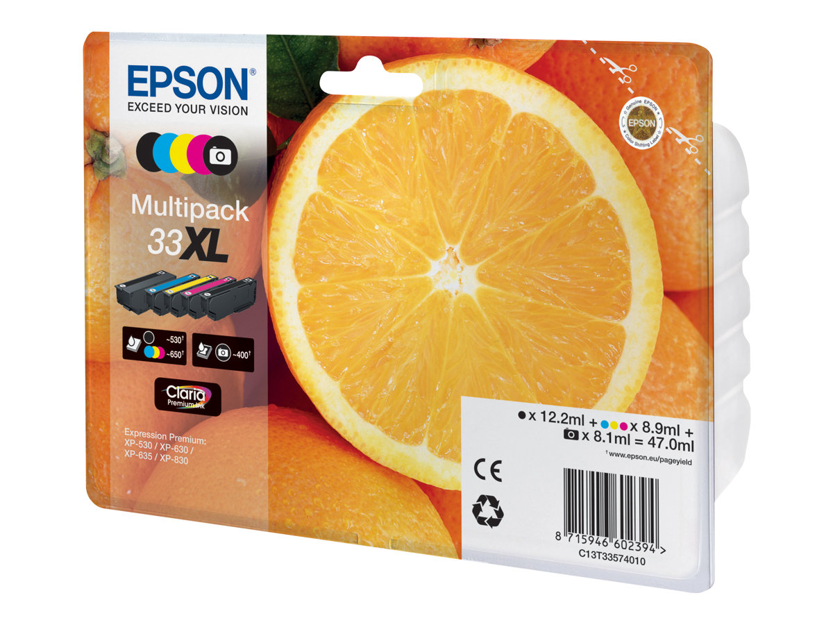 Epson Oranges Multipack 5-colours 33XL Claria Premium Ink
