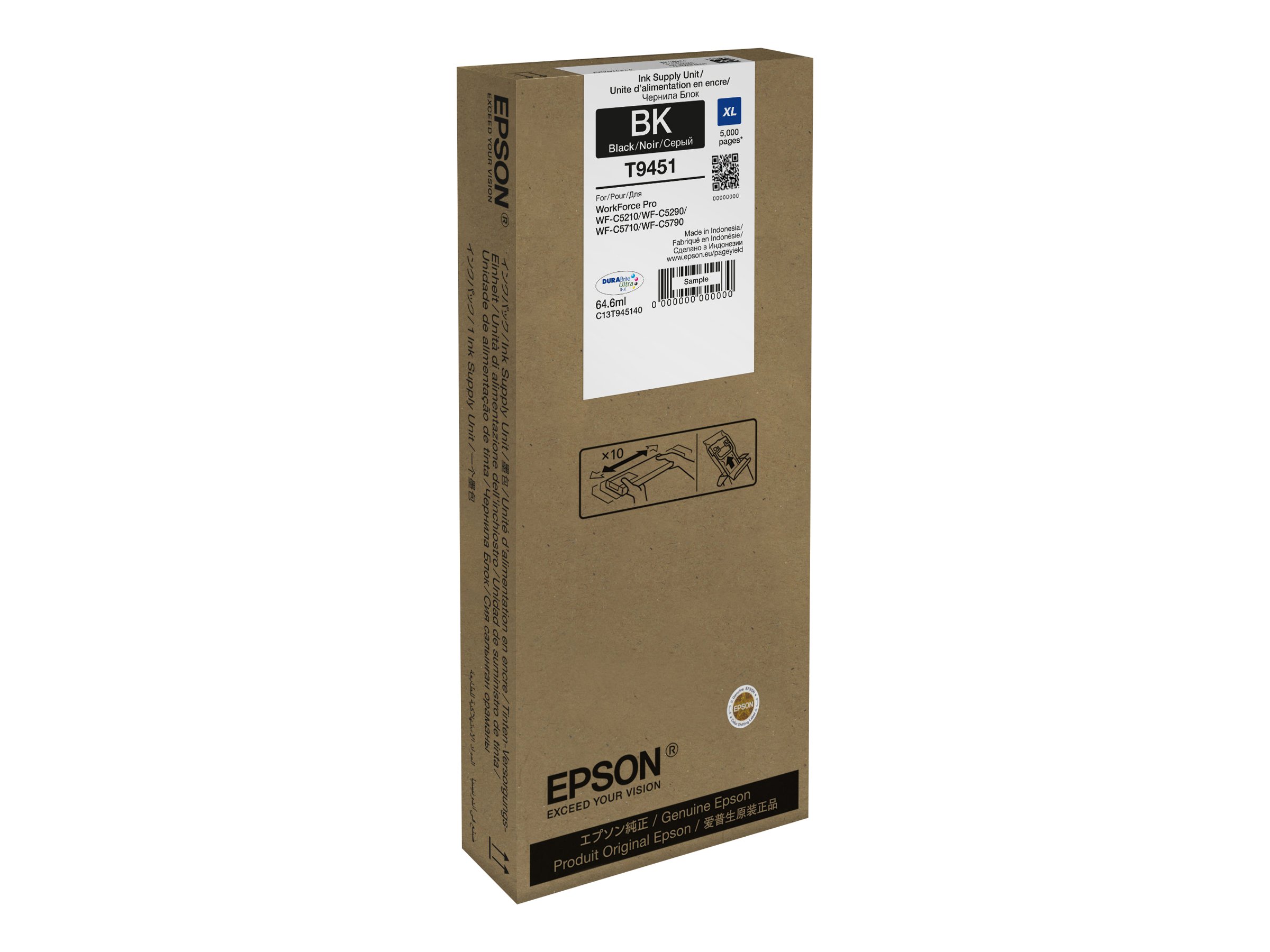 Epson Tinte T9451 XL C13T945140 Schwarz