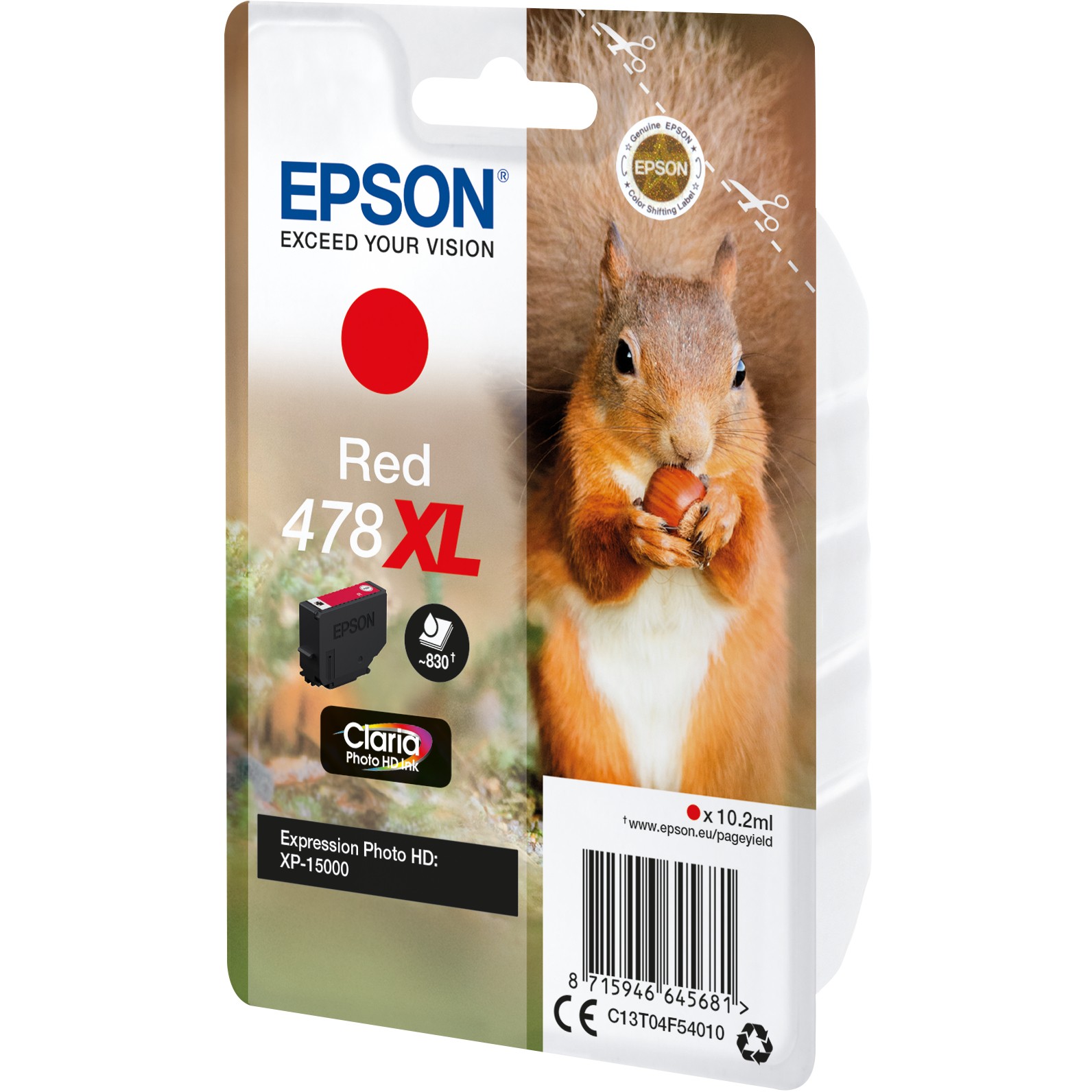 EPSON 1LB Singlepack Red 478XL