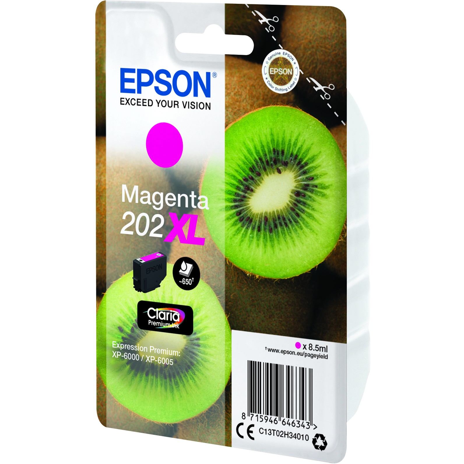 EPSON 4LB Singlepack Magenta 202XL Kiwi