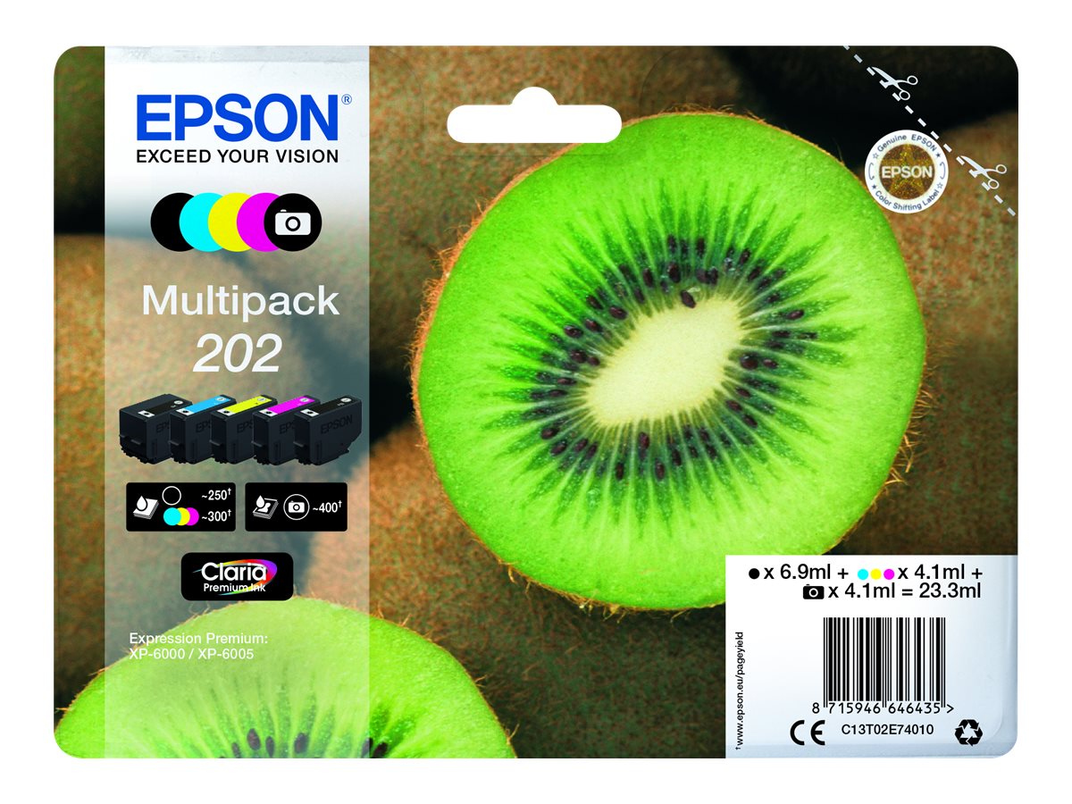 EPSON 1LB Multipack 5-farbig 202 Kiwi