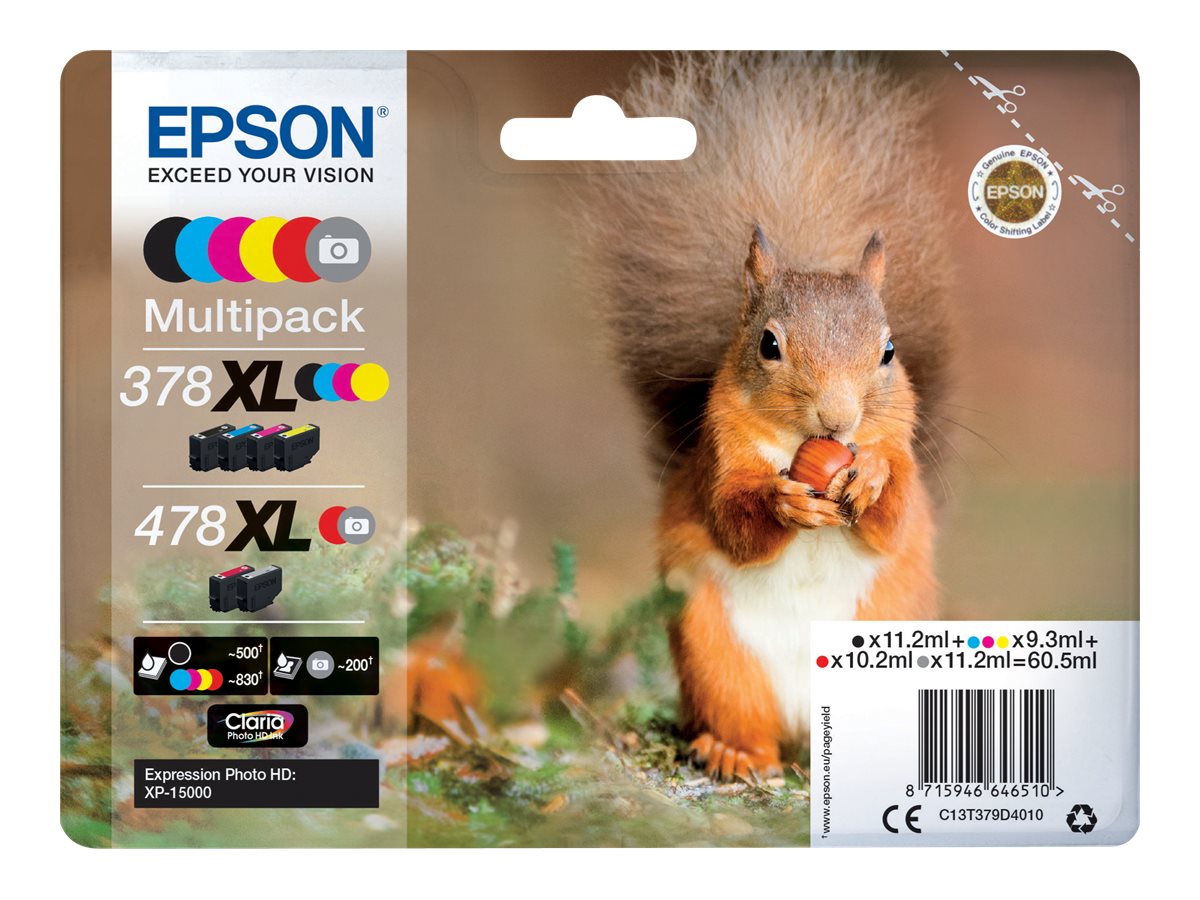 EPSON 1LB Multipack 6 colours 378XL