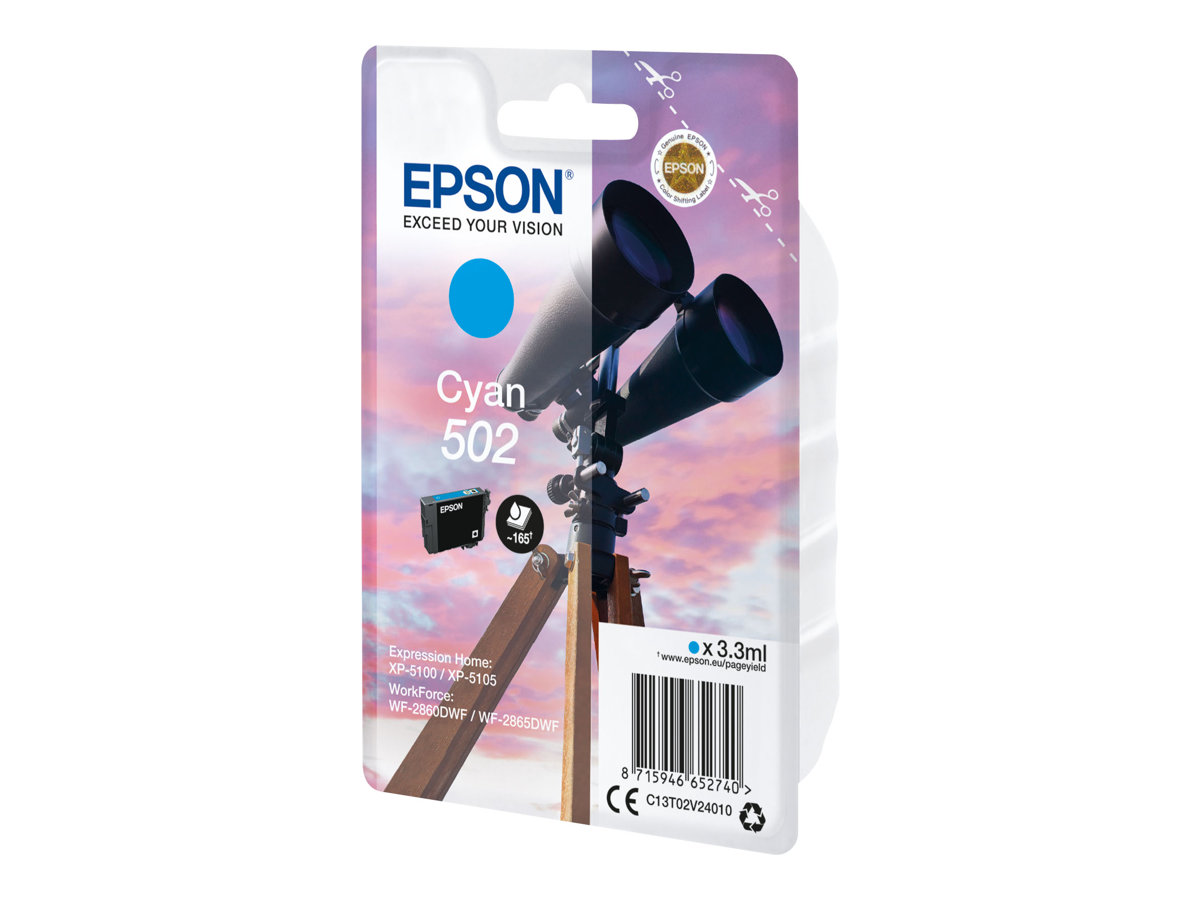 EPSON 1LB Singlepack Cyan 502 Ink