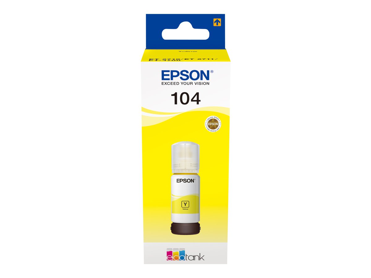 Epson 104 EcoTank Yellow ink bottle
