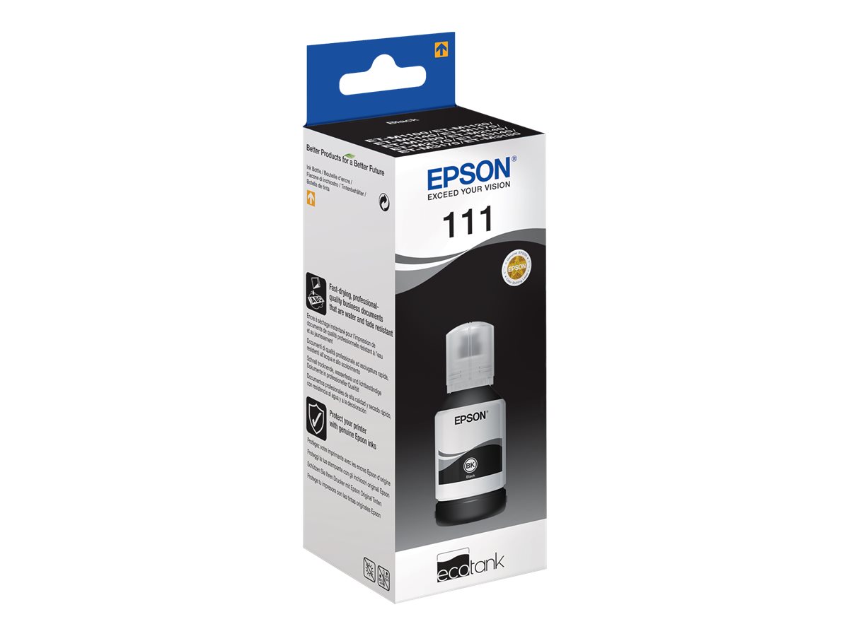 Epson 111 EcoTank Pigment black ink bottle