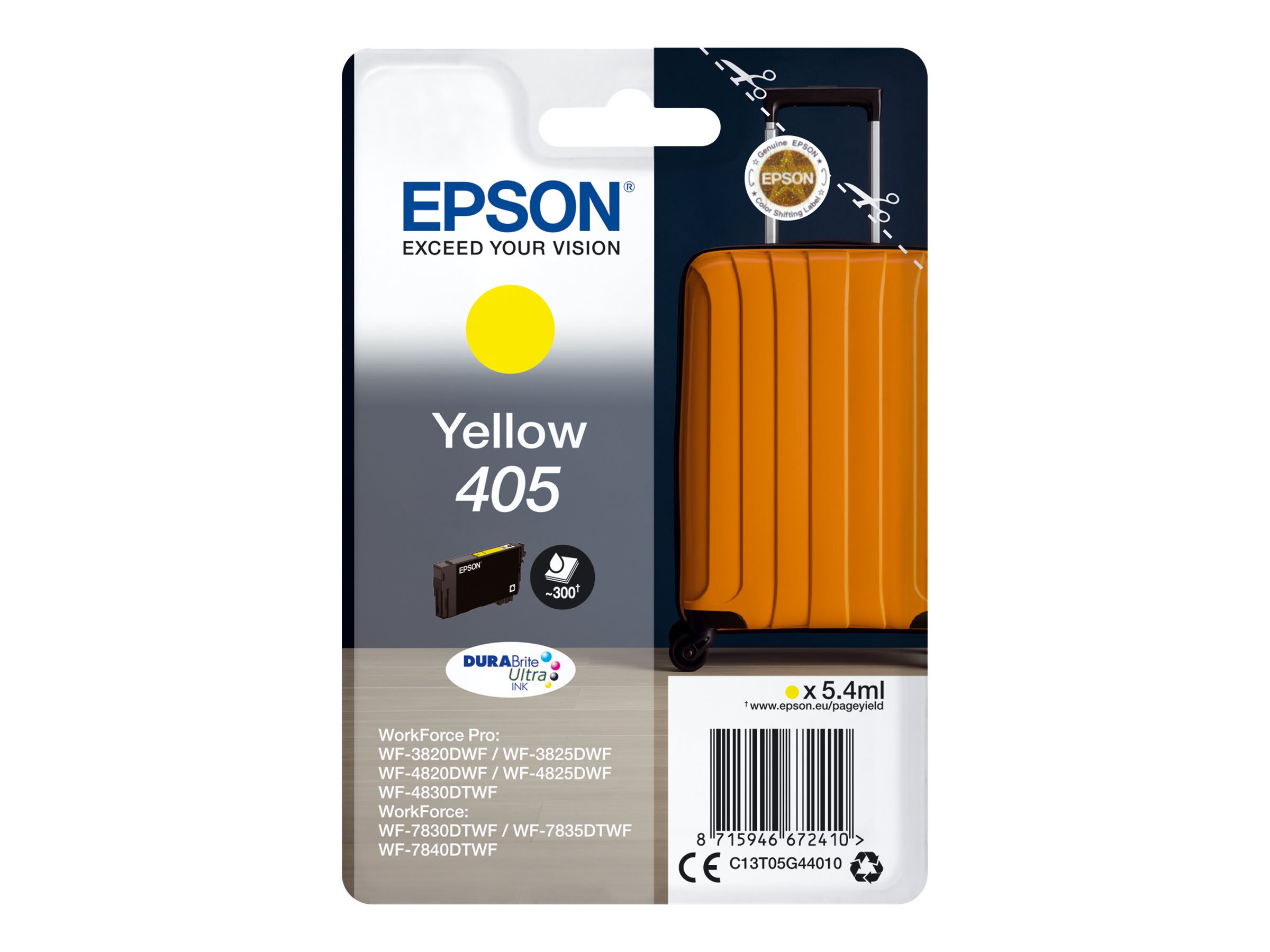 EPSON 6LB Singlepack Yellow 405