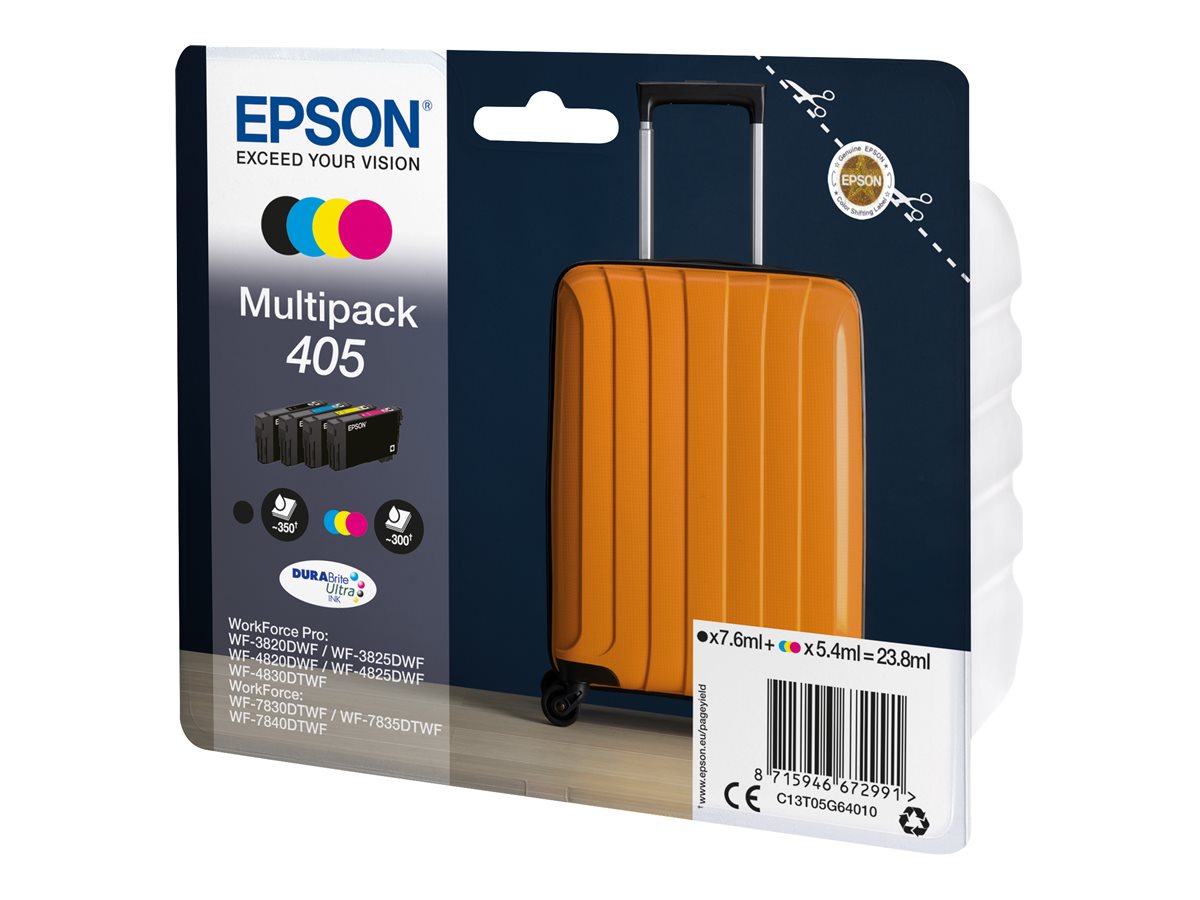 Patrone Epson 405 4er-Pack black + color               T05G6