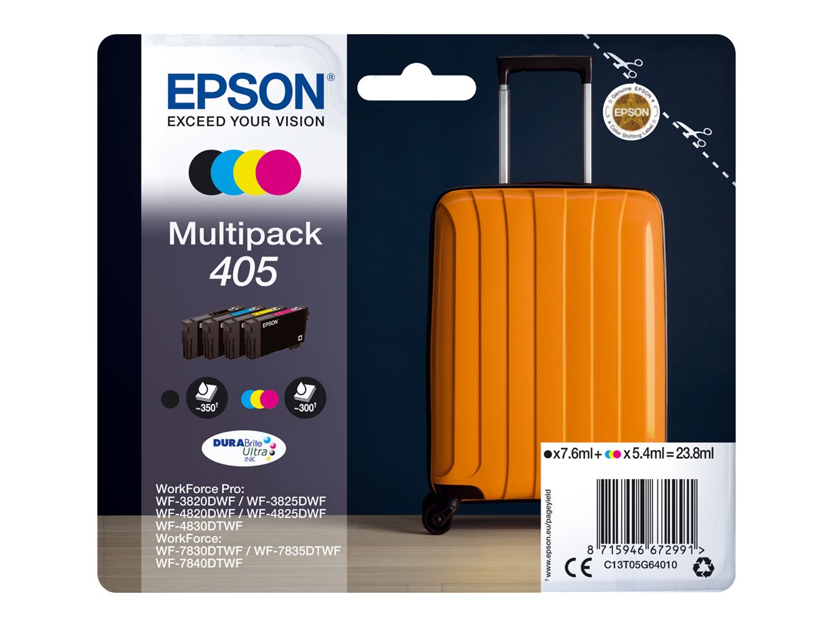 Patrone Epson 405 4er-Pack black + color               T05G6