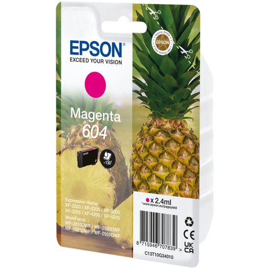 Patrone Epson 604 magenta                              T10G3