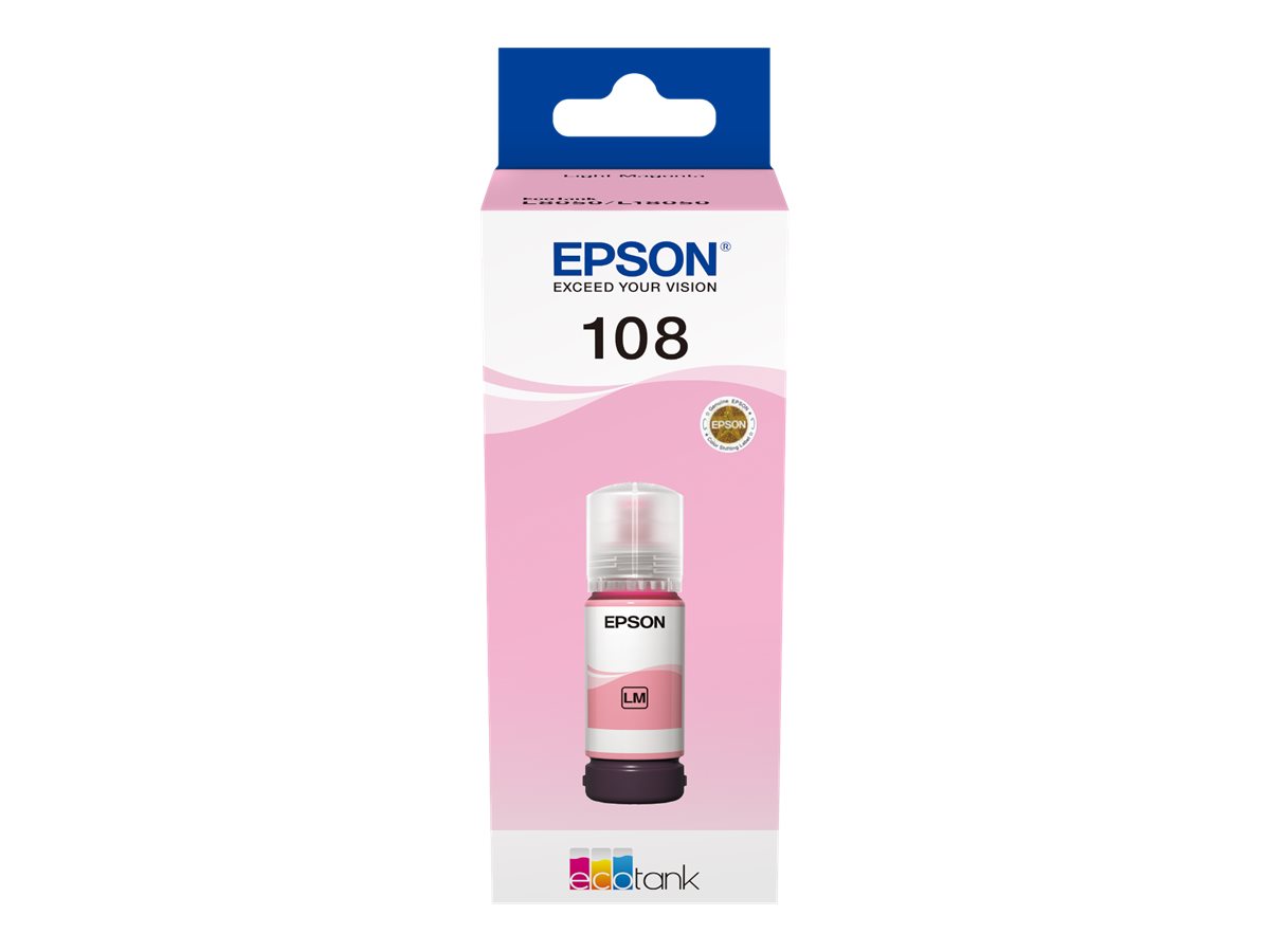 EPSON 1LB 108 EcoTank Light Magenta Ink