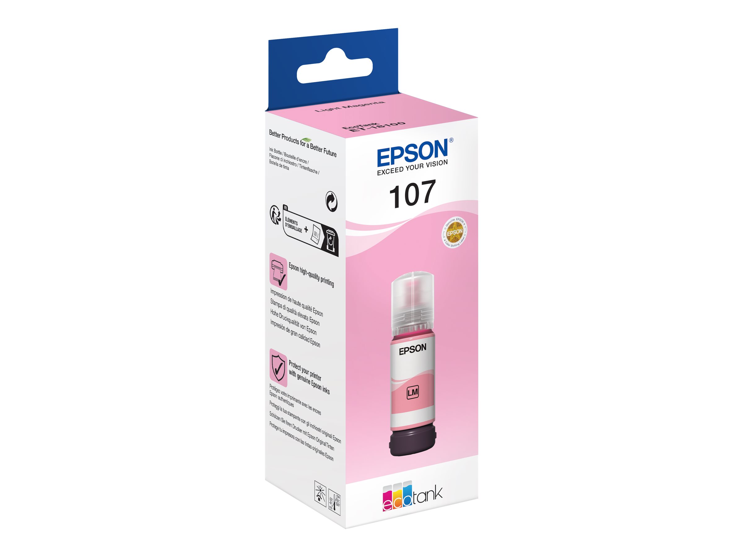 EPSON 1LB 107 EcoTank Light Magenta Ink