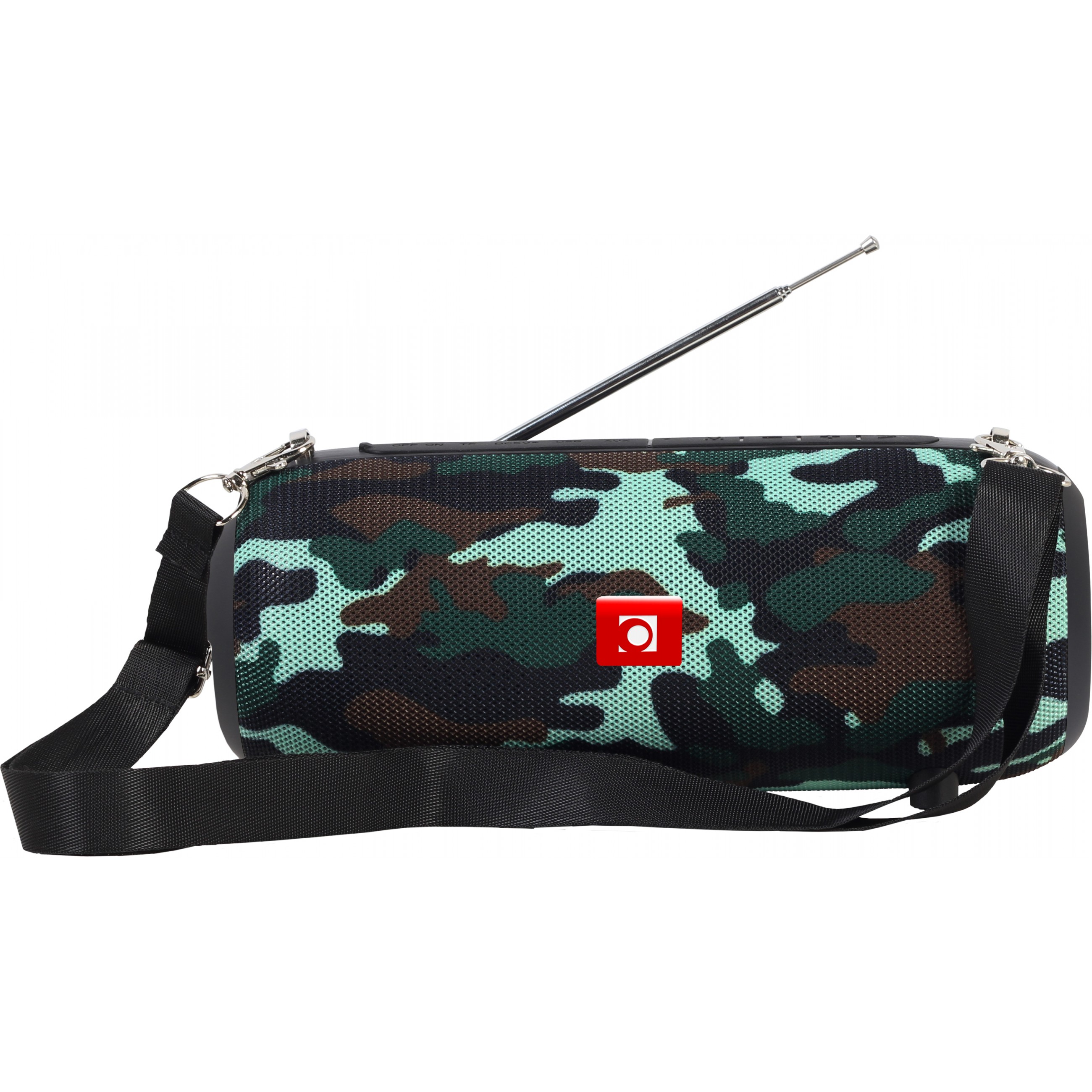 gembird Tragbare Bluetooth-Lautsprecher mit Antenne camo