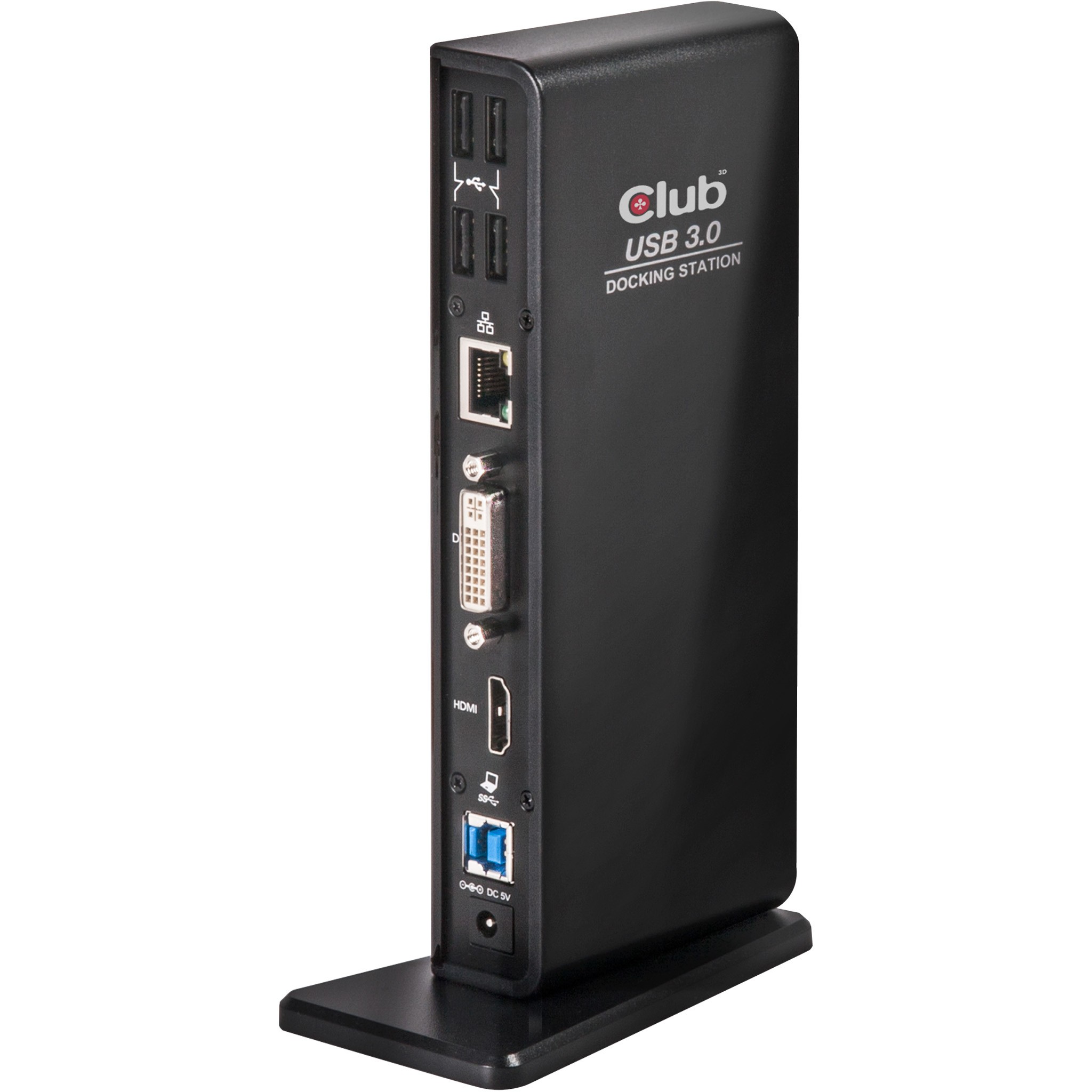 CLUB3D USB Gen1 Type A Dual Display Docking Station