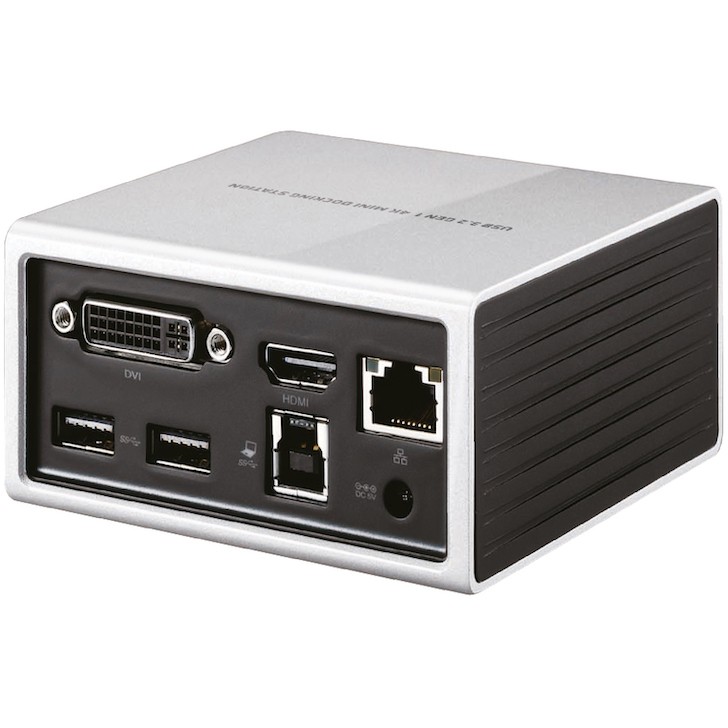 CLUB3D The Club 3D CSV-3104D USB 3.2 Gen 1 4K UHD at 30Hz Mini Docking Station Ultra slim design