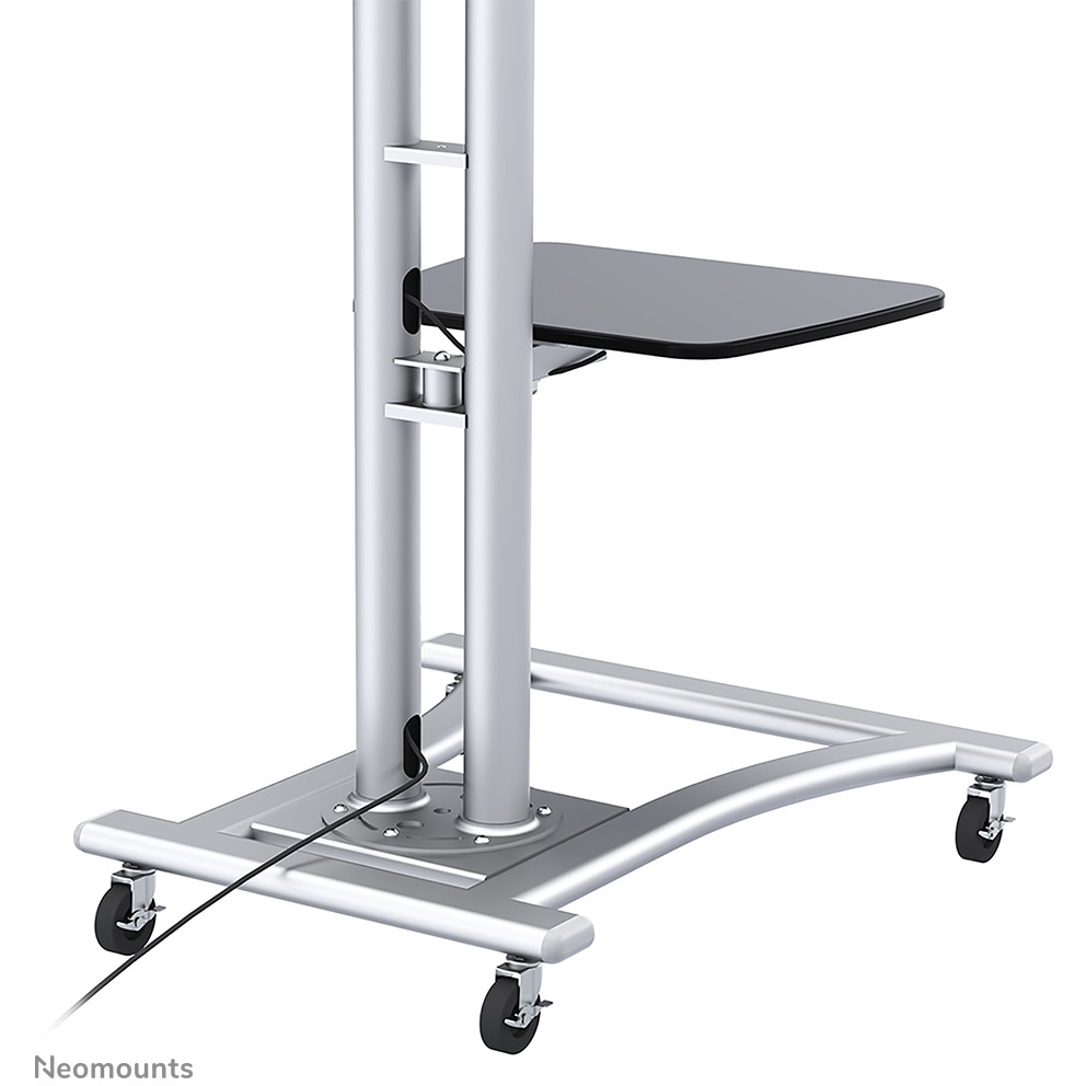 Neomounts BOS 27-70 1TFT  silber Max.50KG inkl. Ablage (Speditionsversand)