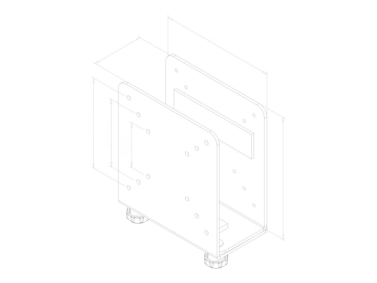 Neomounts PCH H:13,8cm  B:5,2-10cm Max.7KG  THIN