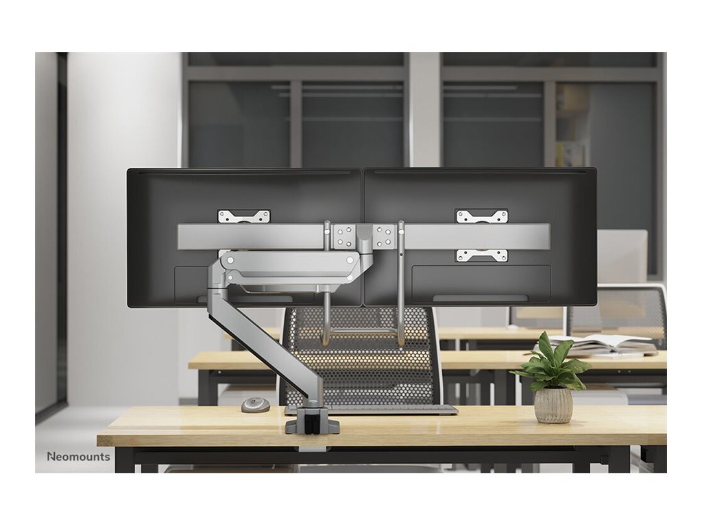 Neomounts TIS 10-32 2TFT 1 Gelenk silber Max.16KG