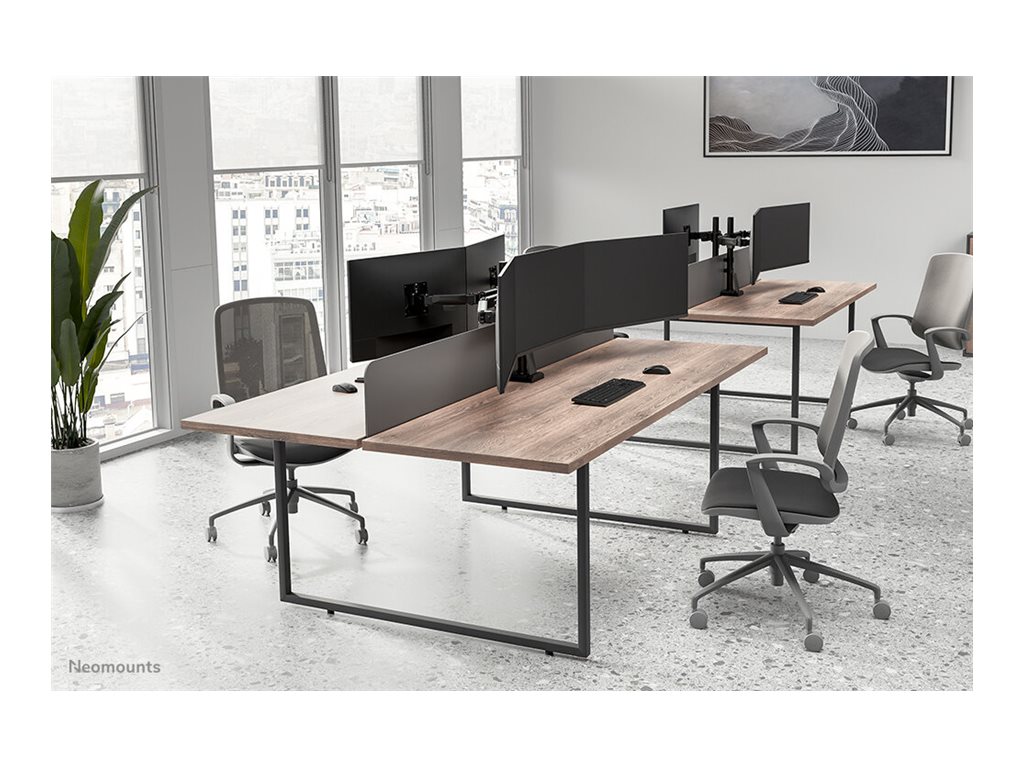 NEOMOUNTS NERO Triple Screen Desk Mount