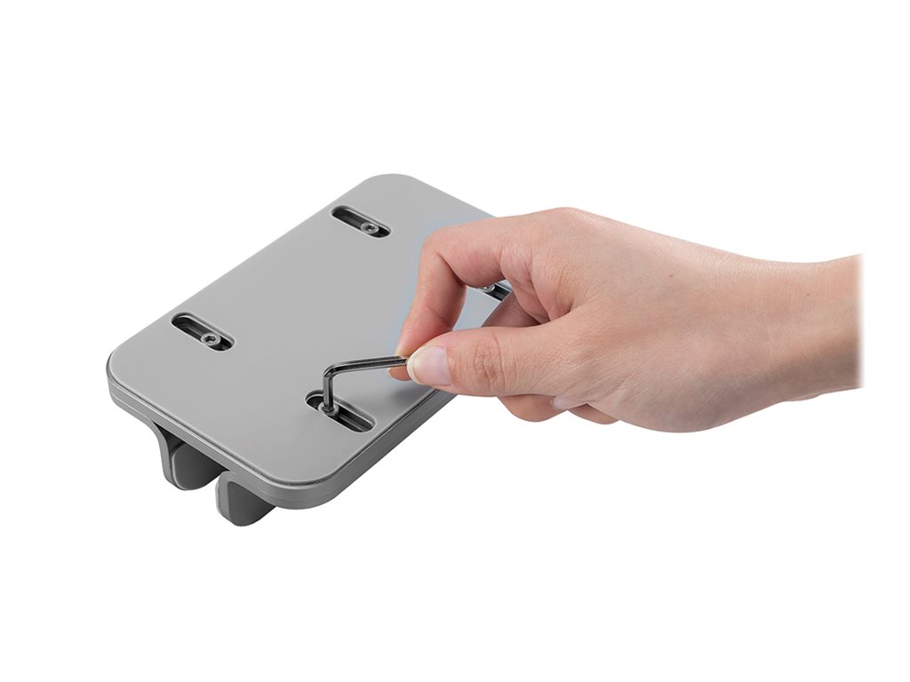 Neomounts NOT-Ständer bis 17 vertical  silber