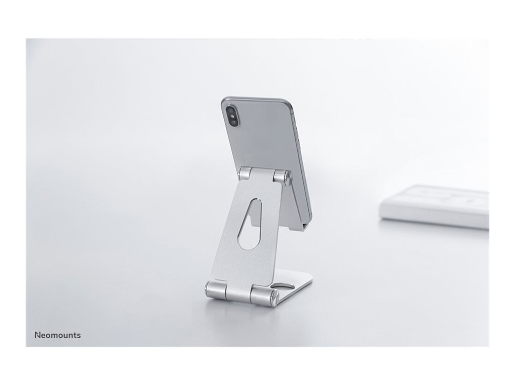 NEOMOUNTS Phone DeskStand bis 7Z silber