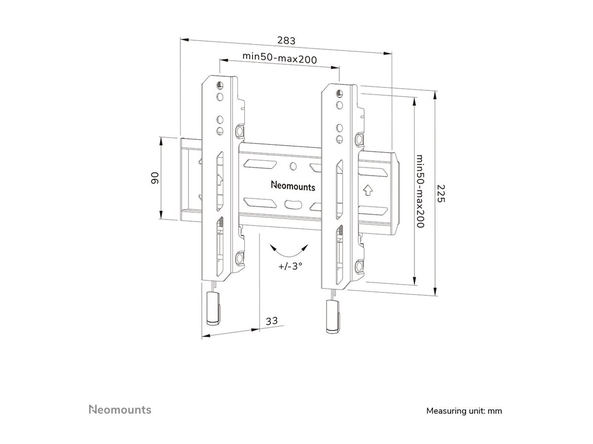Neomounts TV-Wandhalterung