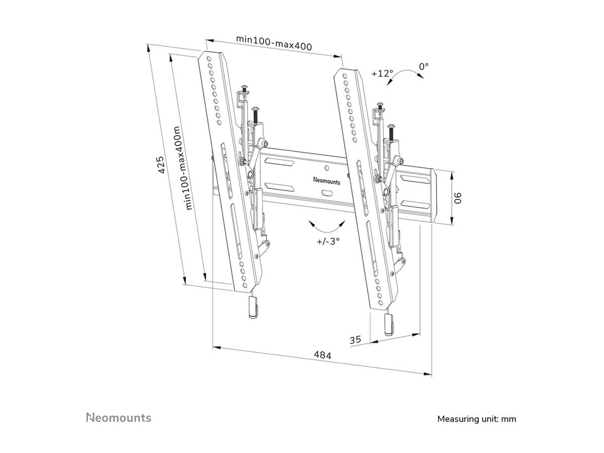 NEOMOUNTS WL35S-850BL14 Wall Mount