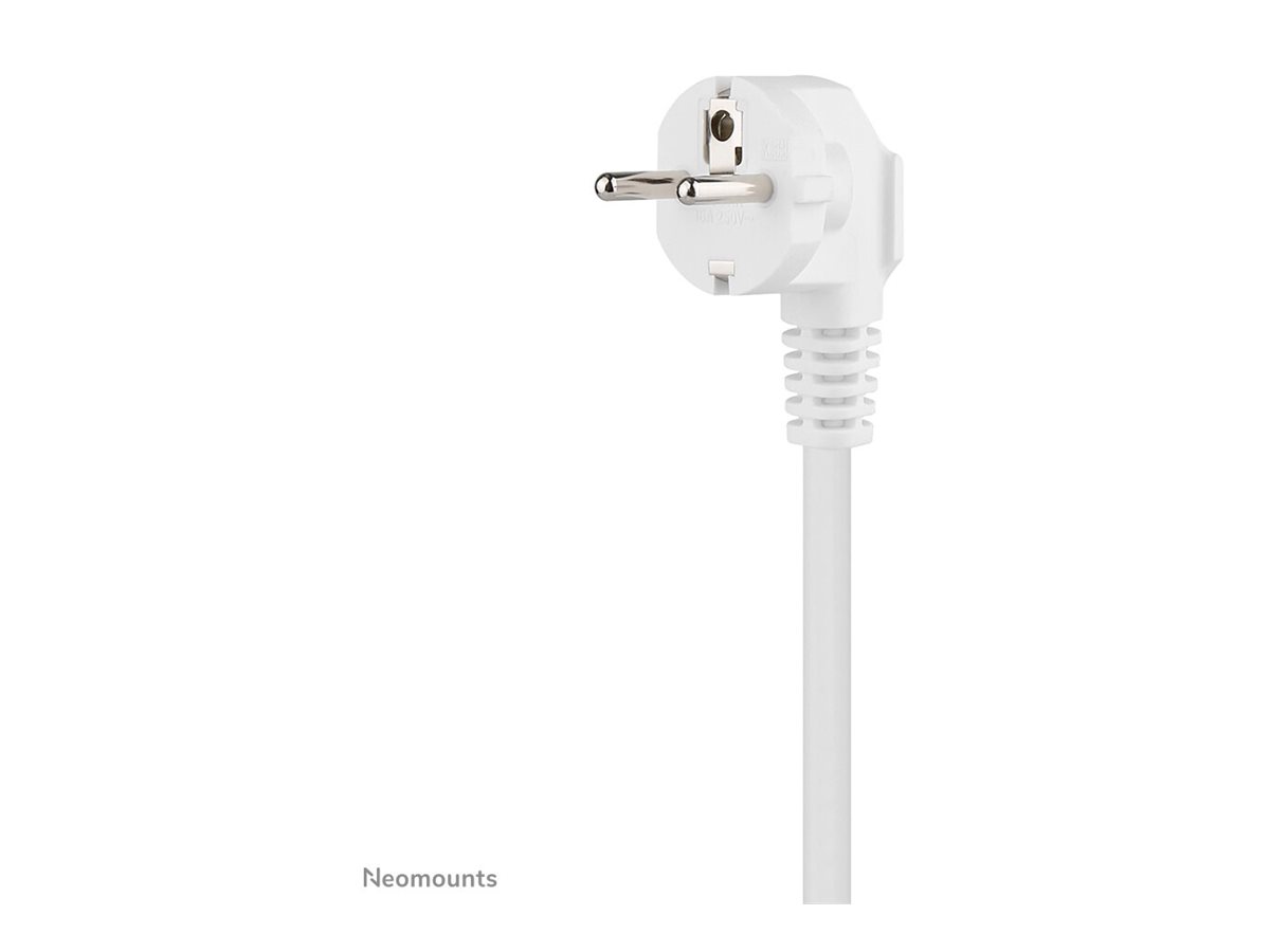 Neomounts STE 3er Tischsteckdose Klemme 1xUSB-A 2xUSB-C weiß