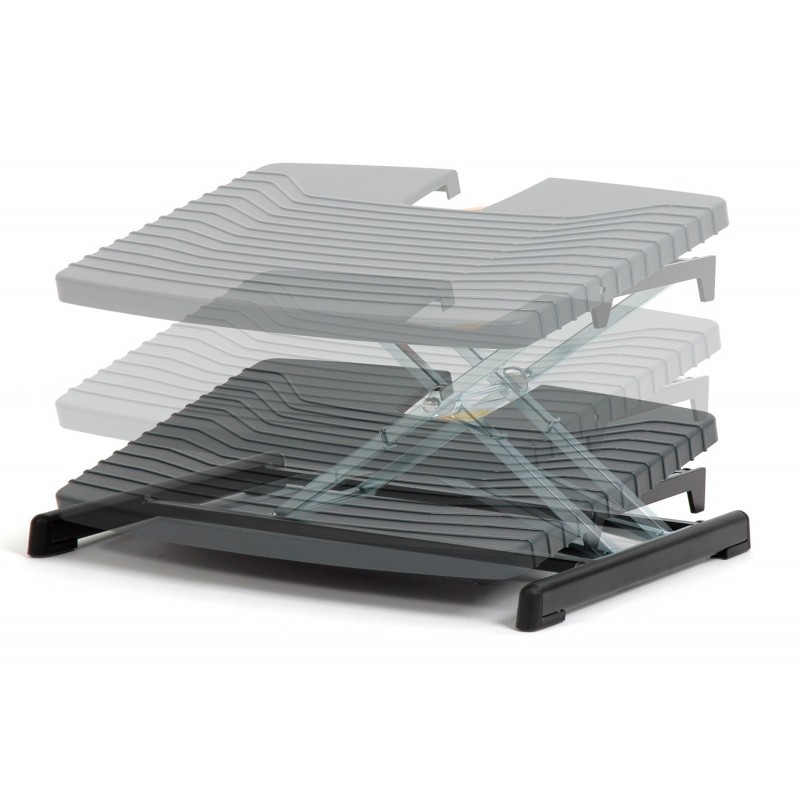 BakkerElkhuizen Pro 959 Footrest Schwarz, Grau, Orange